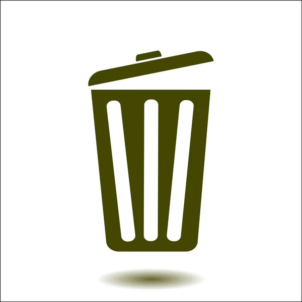 Σκουπίδια σήμα σύμβολο — Διανυσματικό Αρχείο