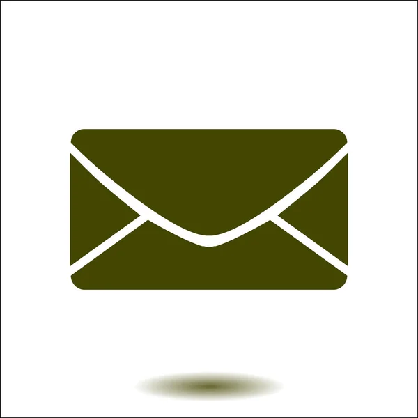 Lapos Mail ikon. — Stock Vector