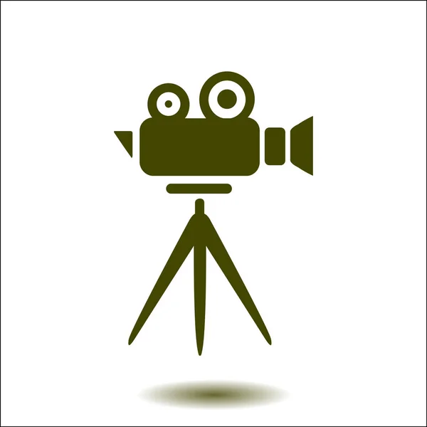 Símbolo cámara de cine . — Archivo Imágenes Vectoriales