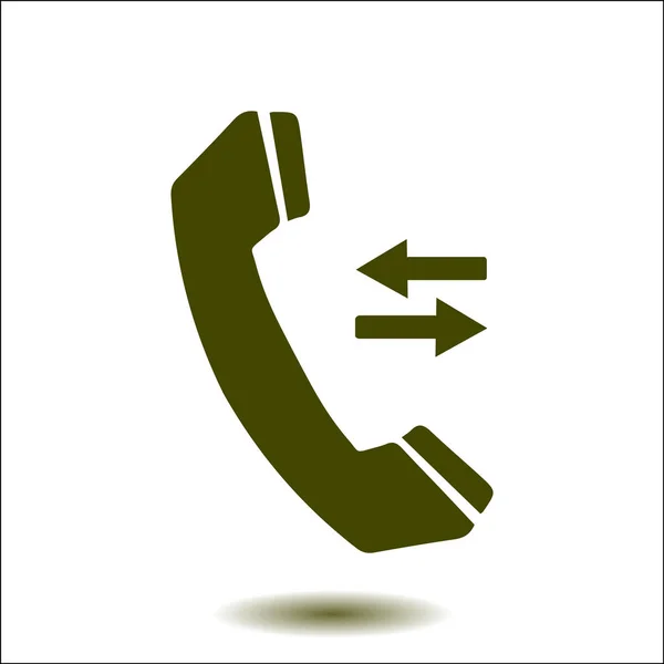 Telefon skylt symbol — Stock vektor