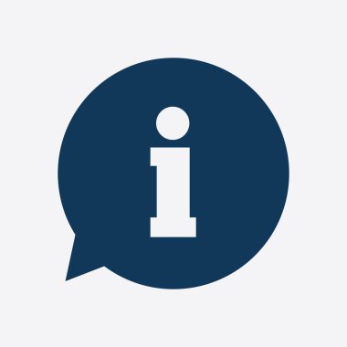 bilgi işareti simgesi.