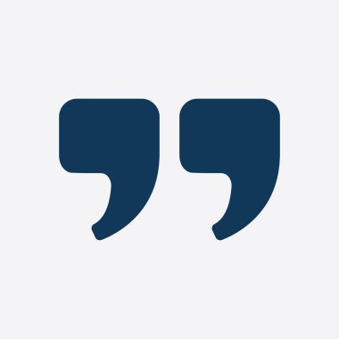 Konuşma işareti simgesi.