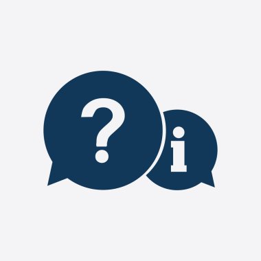 ünlem işareti ve soru mesajları.