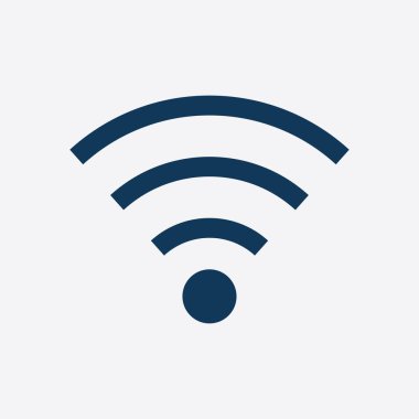 WiFi işareti simgesi.