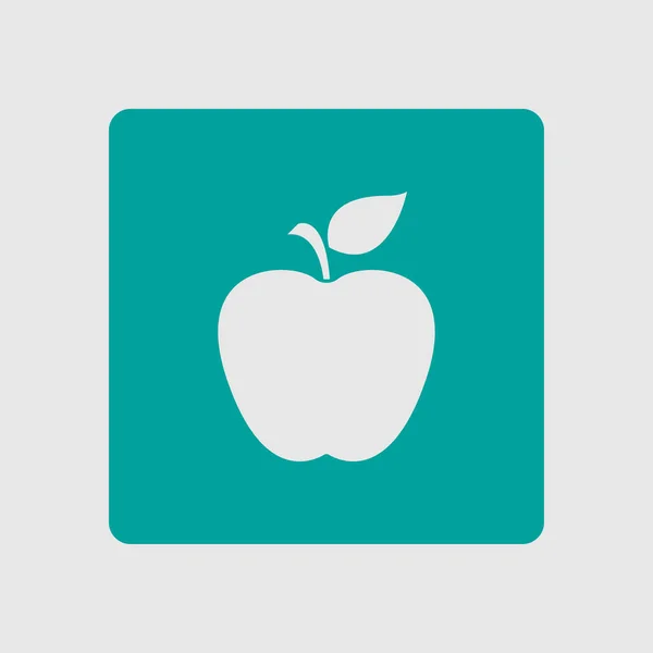 Feuille pomme symbole . — Image vectorielle