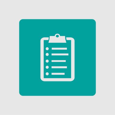 onay listesi sembolü.