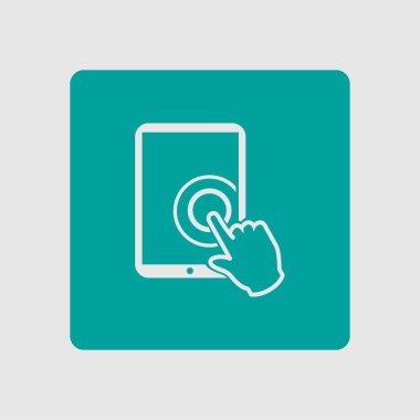 Touchpad işareti simgesi.