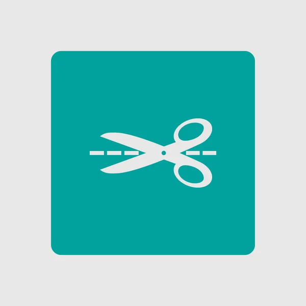 Scissors sign symbol. — Stock Vector