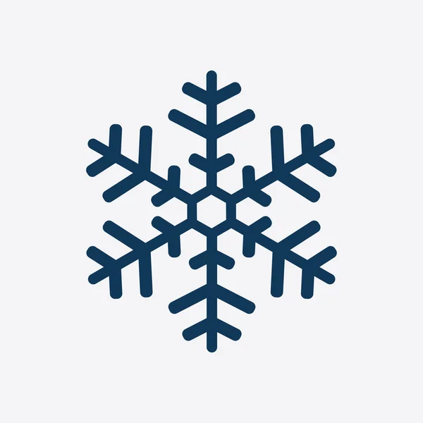 Sneeuwvlok teken pictogram. — Stockvector