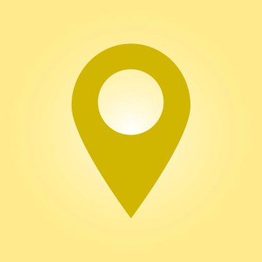 Yer işareti simgesi.