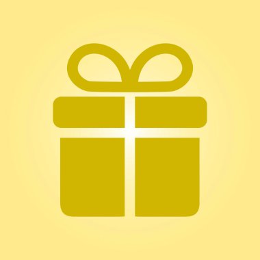 Tatil hediye sembolü.