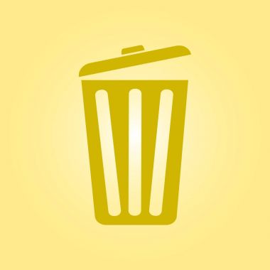 Çöp işareti simgesi