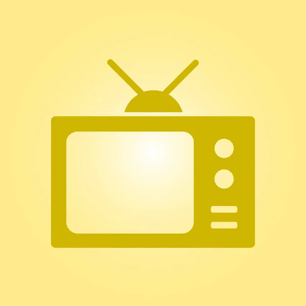 Icona della tv . — Vettoriale Stock