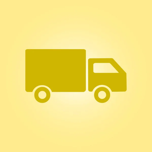 Delivery truck sign icon. — Stock Vector