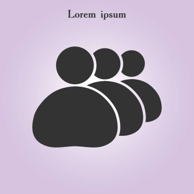 İnsanlar işareti simgesi.