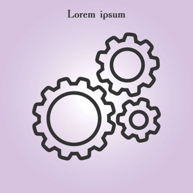 Dişli işareti simgesi.