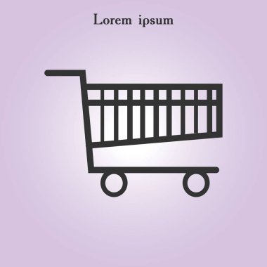 alışveriş grafik simgesi.