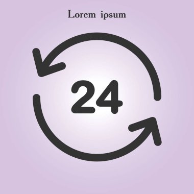 Saat bir gün simgesini açın..