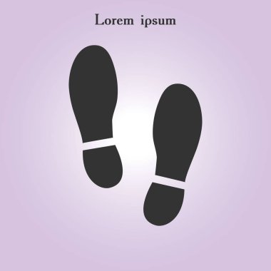 Ayakkabı yazdırma simgesi.