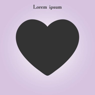 Kalp işareti simgesi.