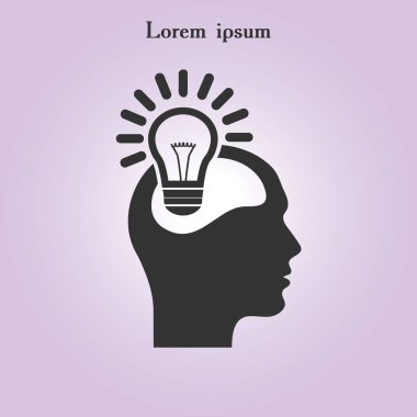 Ampul insan simgesi.