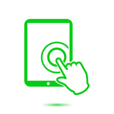 Touchpad işareti simgesi.