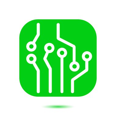 Mikroçip işareti simgesi.