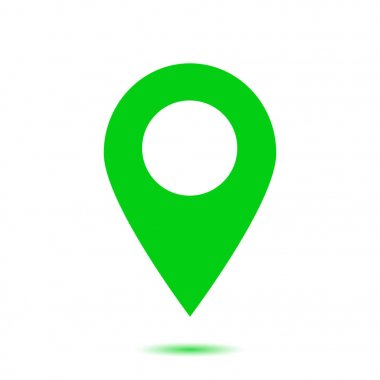 Yer işareti simgesi.