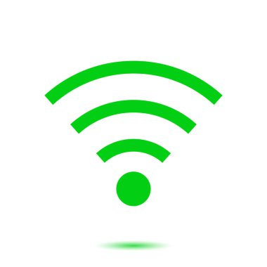 WiFi işareti simgesi.