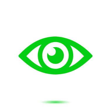 Göz işareti simgesi.