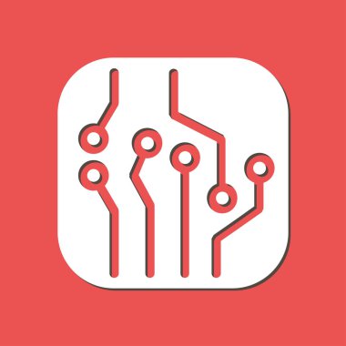 Mikroçip işareti simgesi.