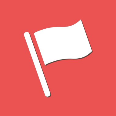 Bayrak işaretçi işareti simgesi.