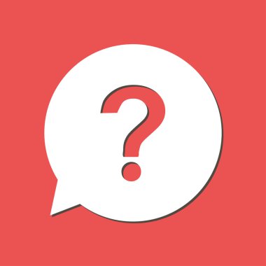 Soru işareti simgesi simgesi.