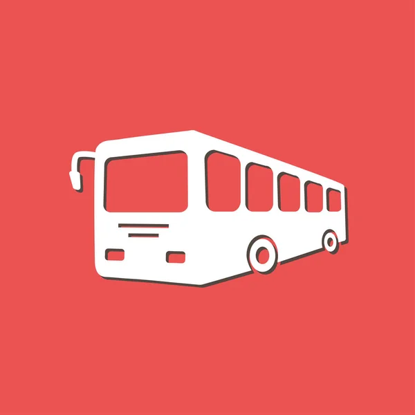 Εικονίδιο "υπογραφή" λεωφορείο. — Διανυσματικό Αρχείο