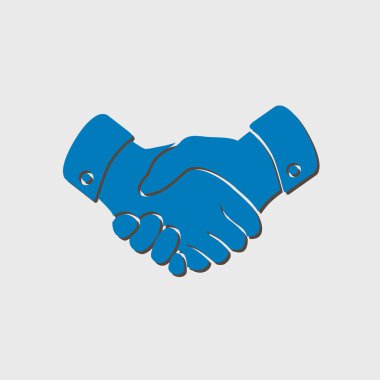 El sıkışma işareti simgesi.