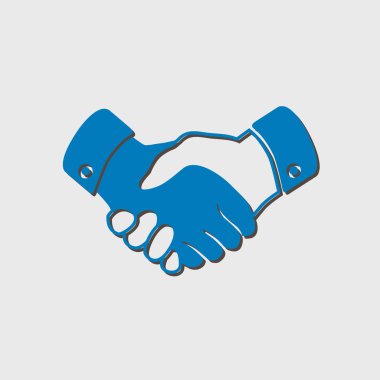 El sıkışma işareti simgesi.