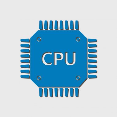 Mikroçip işareti simgesi.