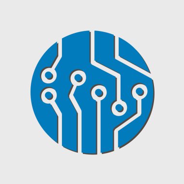 Mikroçip işareti simgesi.