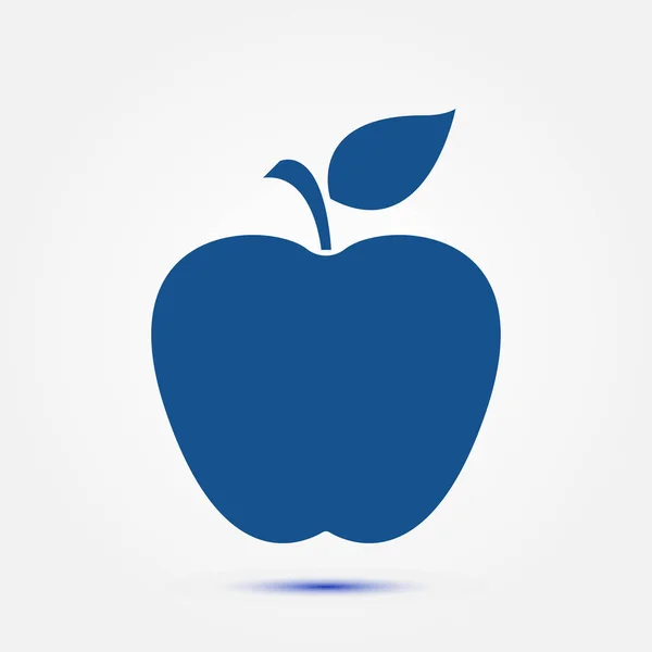 Feuille pomme symbole . — Image vectorielle
