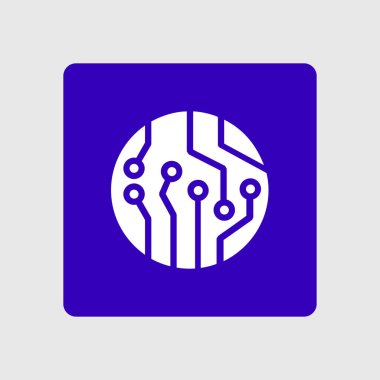 Mikroçip işareti simgesi.