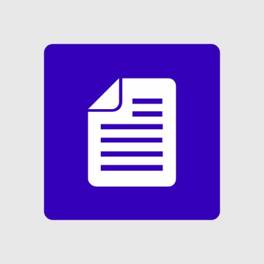 Belge işareti simgesi.