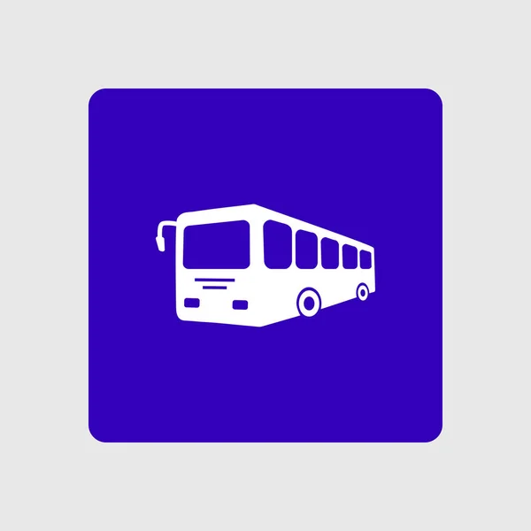 Ikona znamení autobus. — Stockový vektor