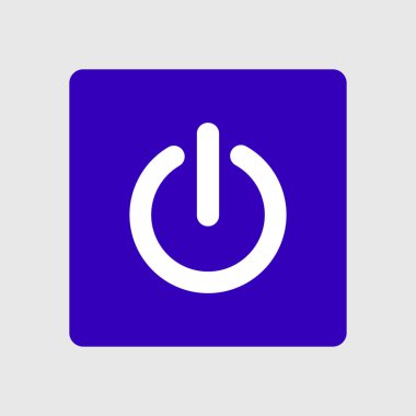 Güç işareti simgesi.