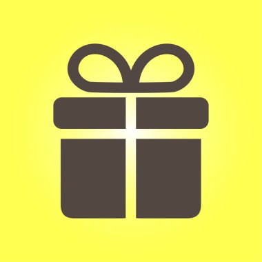 Tatil hediye sembolü.