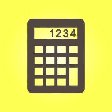 Hesap makinesi işareti simgesi.