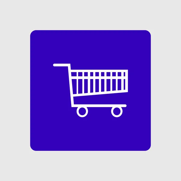 Icono de la carta de compras . — Vector de stock