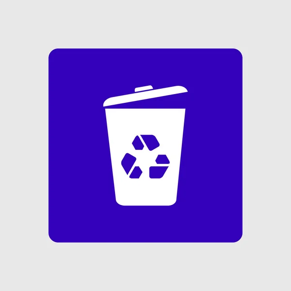 Garbage sign symbol. — Stock Vector