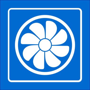 Havalandırma işareti simgesi.