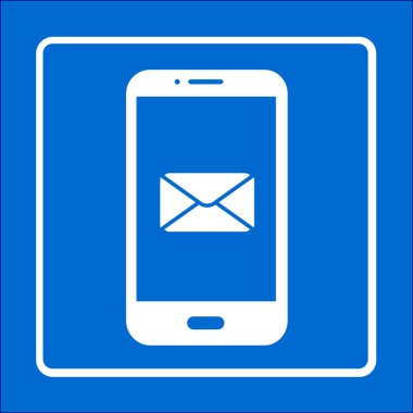 Mobil adres işareti.