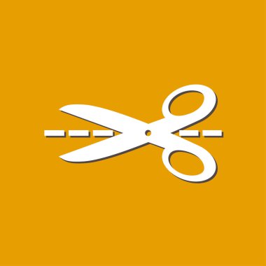 Makas işareti simgesi.